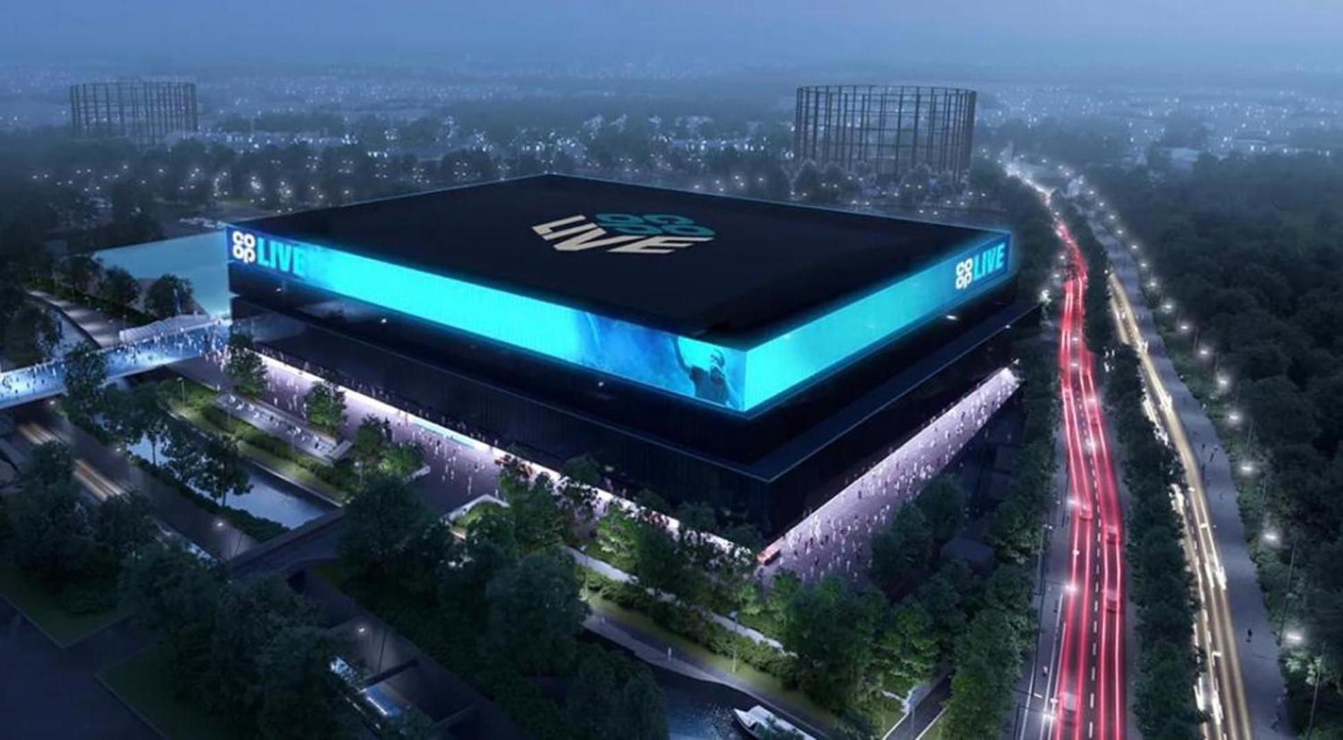 Manchester City Football Stadium View Buitenkant foto